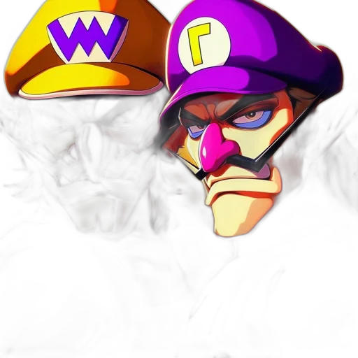 mask, crown, hat, face, concept art, 3d render, vaporwave, pixel art transparent PNG cut-out