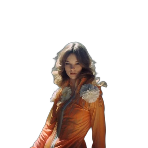 dress, jacket, photorealistic, fantasy art, concept art, comic book art, outer space, earth tones transparent PNG cut-out
