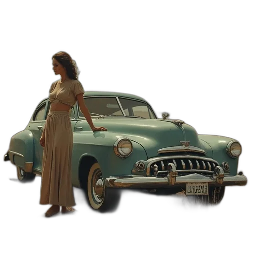 car, dress, photorealistic, concept art transparent PNG cut-out