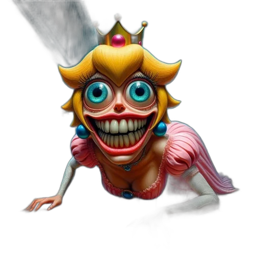creature, mask, crown, staff, concept art, 3d render, fantasy art, pixel art transparent PNG cut-out
