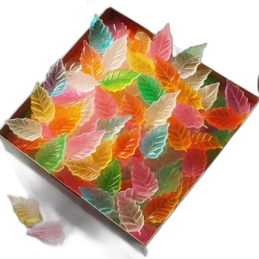 jewelry, food, photorealistic, 3d render, colorful, array, vividly, colored transparent PNG cut-out