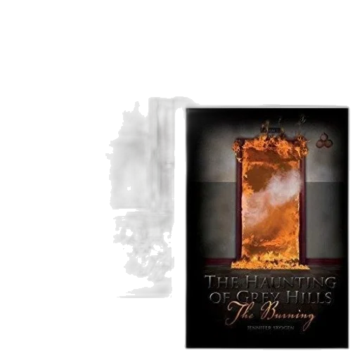 fire, image, features, promotional, graphic, haunting, grey, hills transparent PNG cut-out