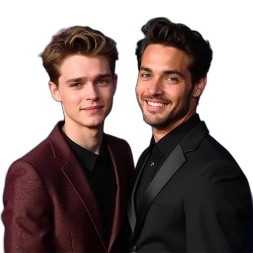 jacket, staff, face, hair transparent PNG cut-out