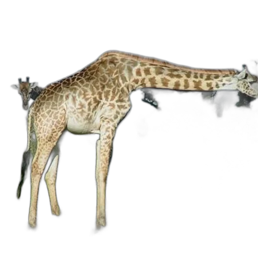 animal, creature, staff, jewelry, concept art, 3d render, photorealistic, giraffe transparent PNG cut-out