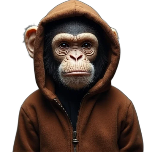 animal, jacket, face, creature transparent PNG cut-out