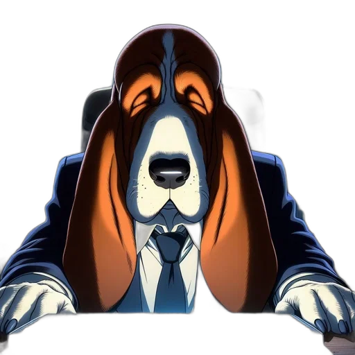 staff, animal, mask, cartoon, concept art, comic book art, anime, anthropomorphic transparent PNG cut-out