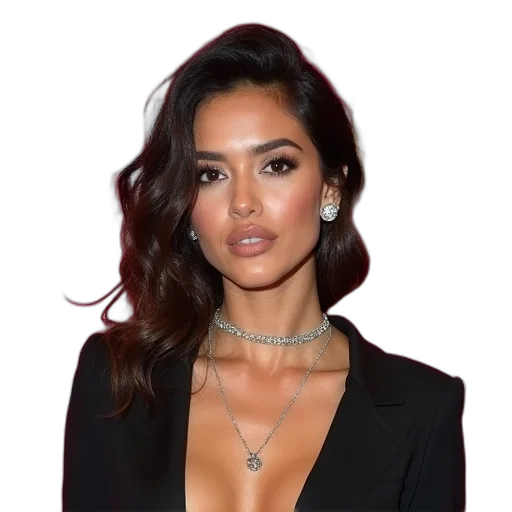 jewelry, face, hair, dress transparent PNG cut-out