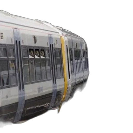 car, 3d render, photorealistic, concept art, modern, train, tracks, yellow transparent PNG cut-out
