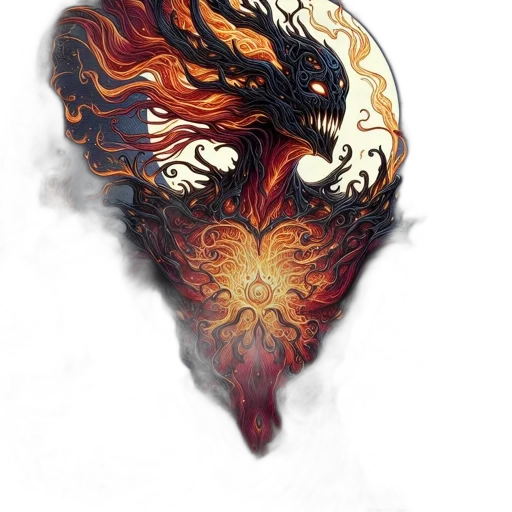 dragon, mask, face, hair, fantasy art, concept art, pixel art, comic book art transparent PNG cut-out