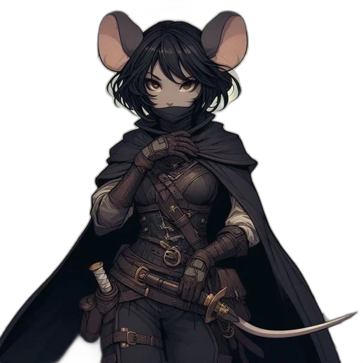 staff, mask, weapon, animal, concept art, fantasy art, pixel art, cyberpunk transparent PNG cut-out