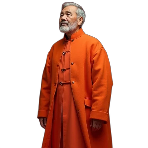 jacket, staff, concept art, red, older, men, long, sleeved transparent PNG cut-out
