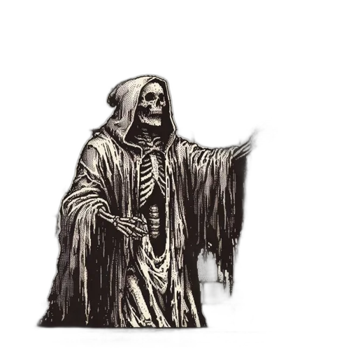 staff, jacket, creature, mask, concept art, fantasy art, comic book art, pencil sketch transparent PNG cut-out
