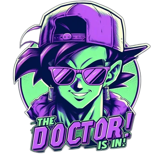 staff, comic book art, cartoon, pixel art, cyberpunk, neon, green, energetic transparent PNG cut-out
