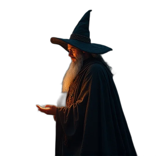 staff, hat, dragon, mask transparent PNG cut-out