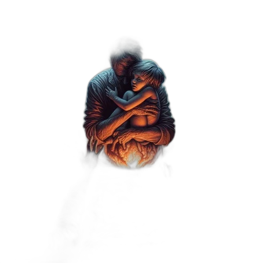 creature, mask, jacket, dragon, concept art, pixel art, fantasy art, watercolor transparent PNG cut-out