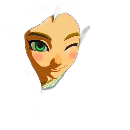 mask, face, jewelry, staff, 3d render, concept art, cartoon, fantasy art transparent PNG cut-out