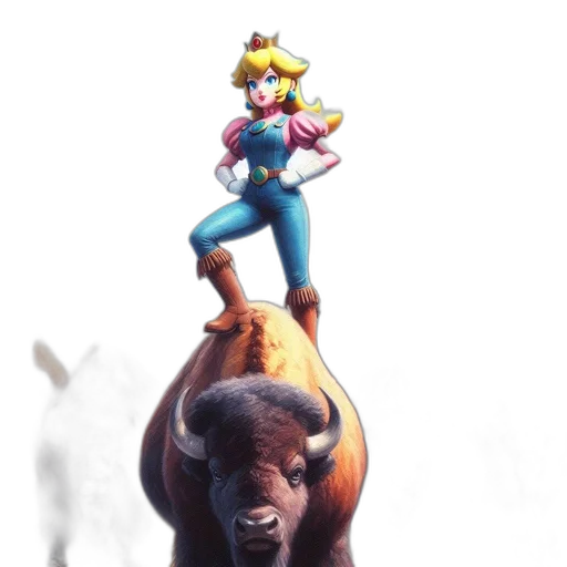 animal, weapon, concept art, pixel art, fantasy art, comic book art, blonde-haired, female transparent PNG cut-out
