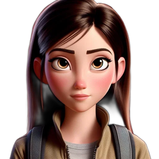 face, staff, jacket, 3d render, cartoon, photorealistic, concept art, illustrated transparent PNG cut-out