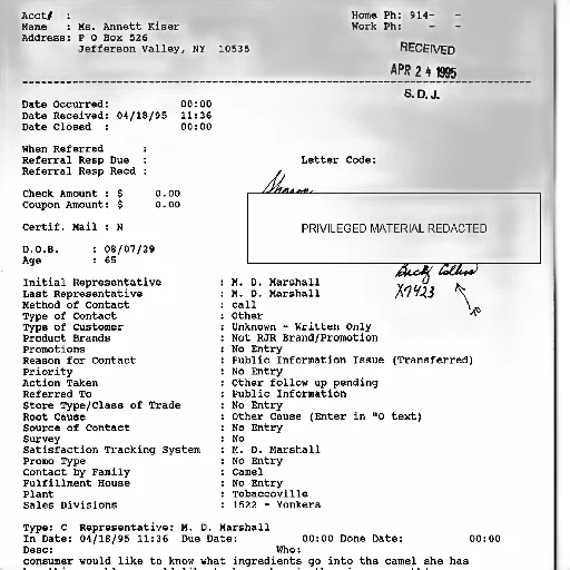 document, titled, privileged, material, redacted, various, fields, filled transparent PNG cut-out