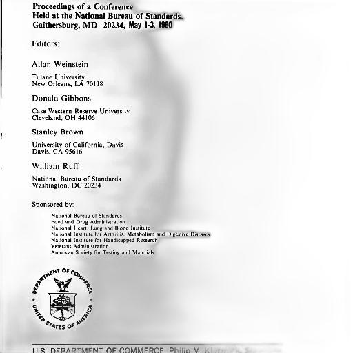 staff, proceedings, conference, held, national, bureau, standards, gaithersburg transparent PNG cut-out