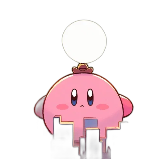 hat, staff, creature, animal, pixel art, concept art, 3d render, vaporwave transparent PNG cut-out