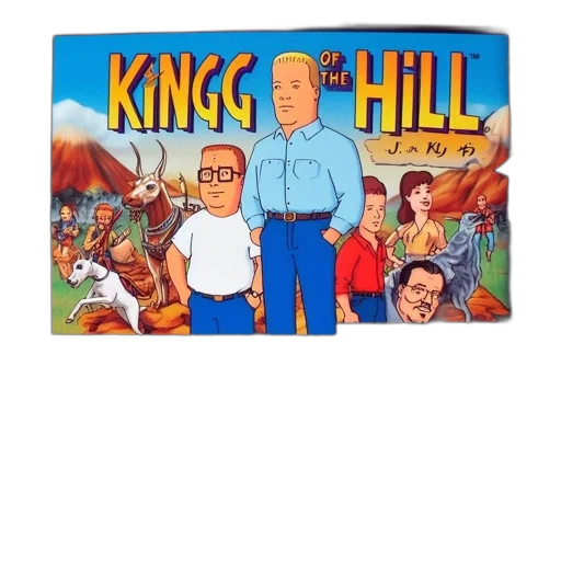 staff, cartoon, concept art, pixel art, cover, art, king, hill transparent PNG cut-out