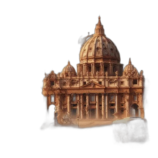 building, concept art, watercolor, photorealistic, pencil sketch, earth tones, golden, grand transparent PNG cut-out