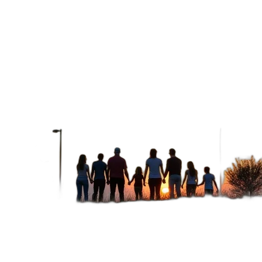 staff, umbrella, tree, bottle, concept art, 3d render, photorealistic, sunset transparent PNG cut-out