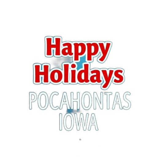 festive, holiday, card, blue, background, snowflakes, reads, happy transparent PNG cut-out