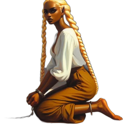 staff, hair, jewelry, concept art, fantasy art, pixel art, comic book art, golden transparent PNG cut-out