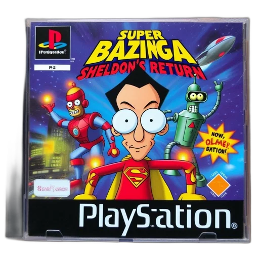 concept art, playstation, game, case, showcases, super, bazinga, sheldon transparent PNG cut-out