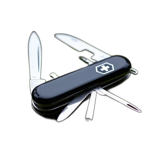 staff, weapon, jewelry, black, swiss, army, knife, white transparent PNG cut-out