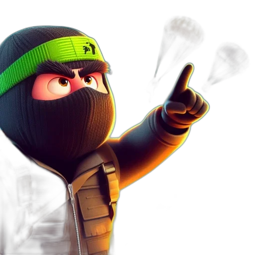 weapon, staff, mask, concept art, 3d render, pixel art, cartoon, green transparent PNG cut-out