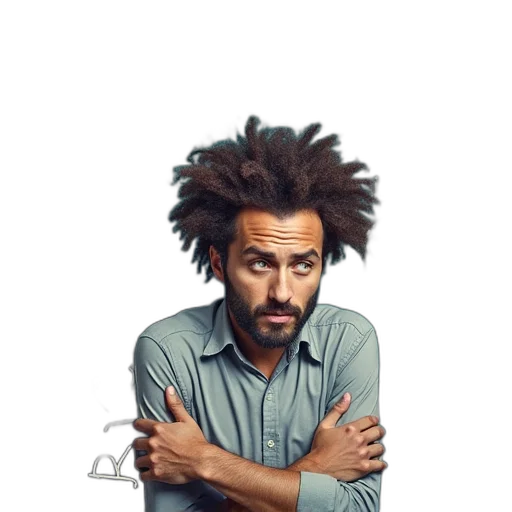 hair, face, animal, jacket transparent PNG cut-out