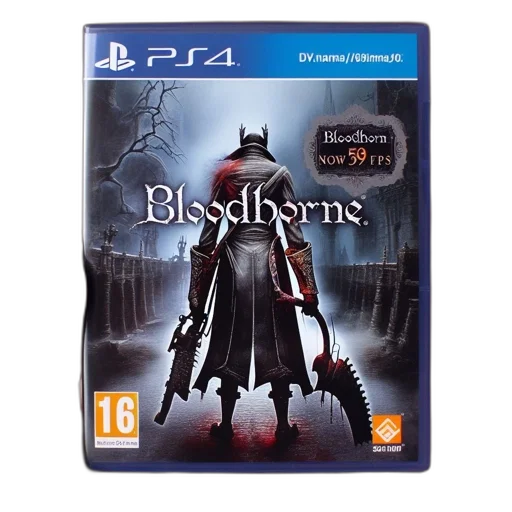 image, shows, ps4, game, cover, bloodborne, featuring, mysterious transparent PNG cut-out