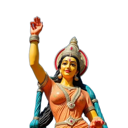 staff, jewelry, 3d render, colorful, ornate, statue, figure, raised transparent PNG cut-out