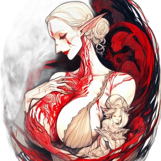 dragon, fantasy art, concept art, pixel art, comic book art, fire, red, distressed transparent PNG cut-out
