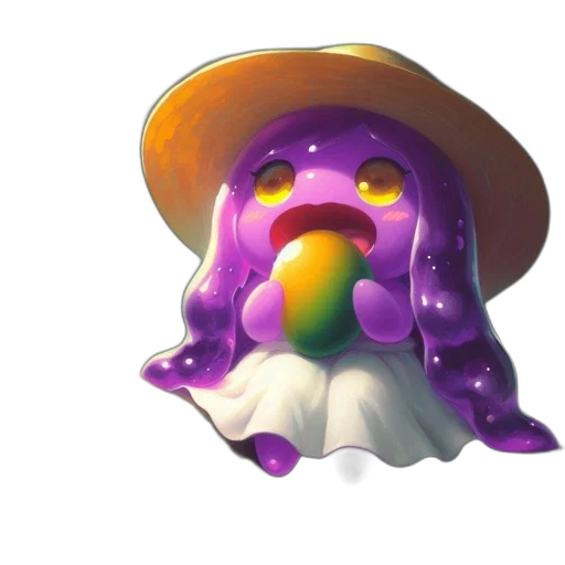 hat, creature, mask, animal, concept art, watercolor, 3d render, fantasy art transparent PNG cut-out