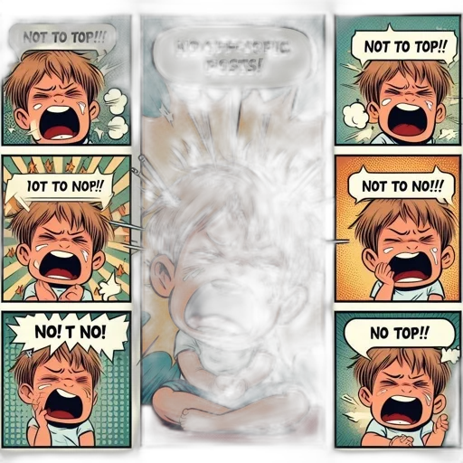 comic book art, 6-panel, comic, strip, portrays, exasperated, protagonist, repeatedly transparent PNG cut-out