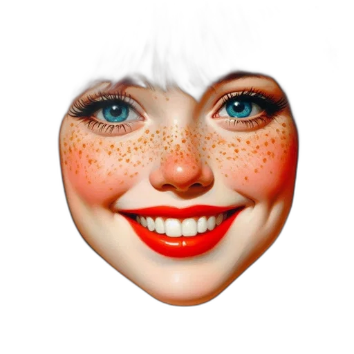 face, mask, creature, jewelry, photorealistic, 3d render, cartoon, concept art transparent PNG cut-out