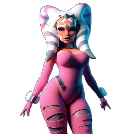 robot, dress, creature, concept art, 3d render, fantasy art, comic book art, pastel transparent PNG cut-out