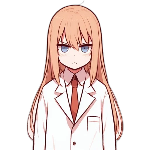 staff, jacket, face, hair, pixel art, anime, cartoon, concept art transparent PNG cut-out