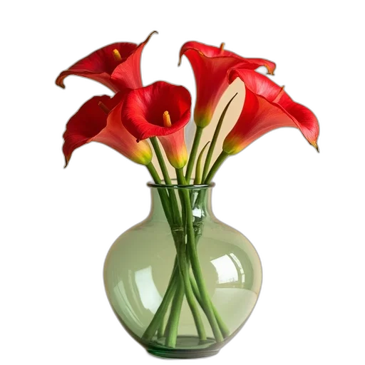 flower, bottle, crown, 3d render transparent PNG cut-out