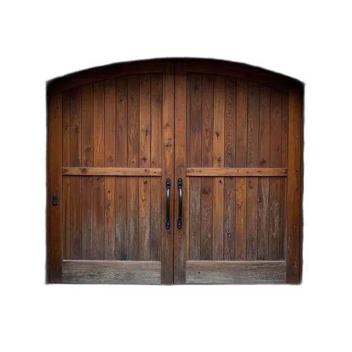 furniture, building, face, 3d render, rustic, wooden, garage, door transparent PNG cut-out