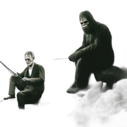 staff, animal, concept art, comic book art, fantasy art, fog, fire, mystical transparent PNG cut-out