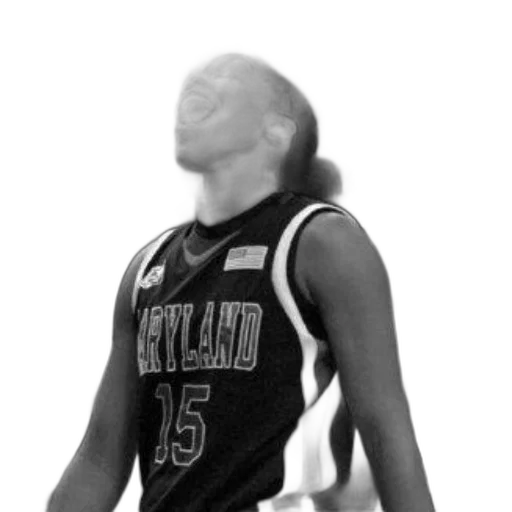 mask, creature, black, white, photo, basketball, player, wearing transparent PNG cut-out