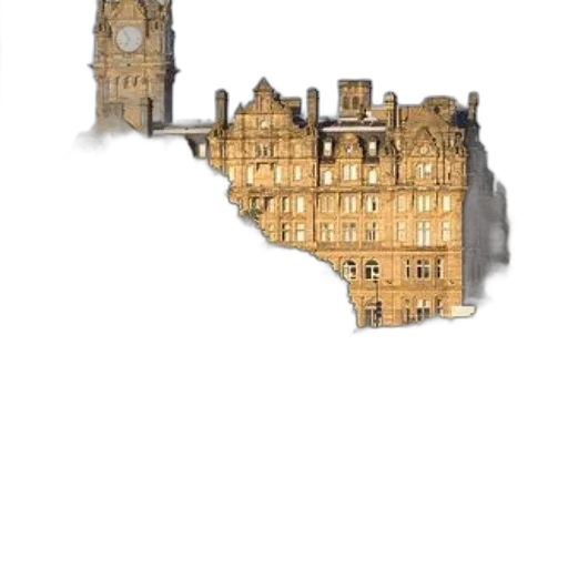 building, crown, staff, umbrella, concept art, city street, earth tones, grand transparent PNG cut-out