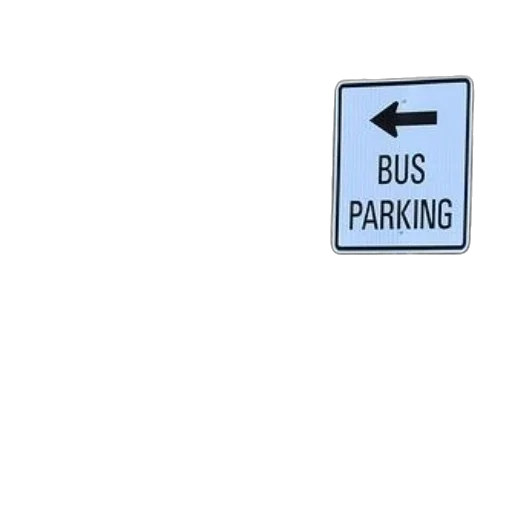 car, concept art, sign, points, right, bus, drop-off, left transparent PNG cut-out