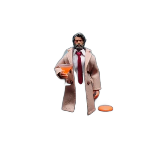 pixel art, concept art, 3d render, set, packaging, features, man, wearing transparent PNG cut-out
