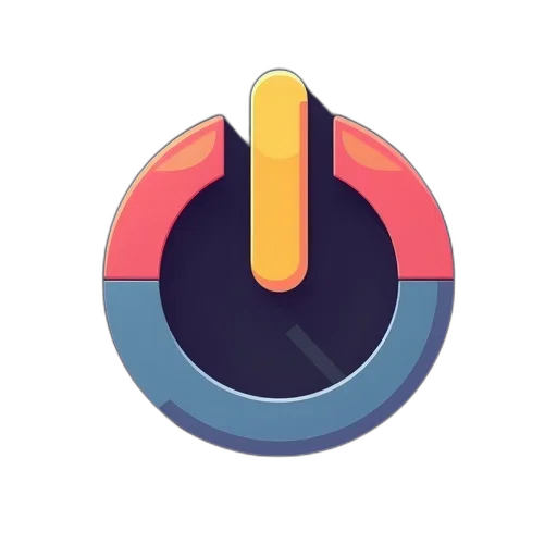 staff, weapon, 3d render, concept art, colorful, neon, pastel, dark transparent PNG cut-out